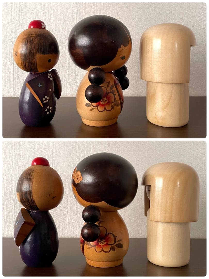 創作 こけし セット まとめ まとめて レトロ 可愛い kokeshi 人形