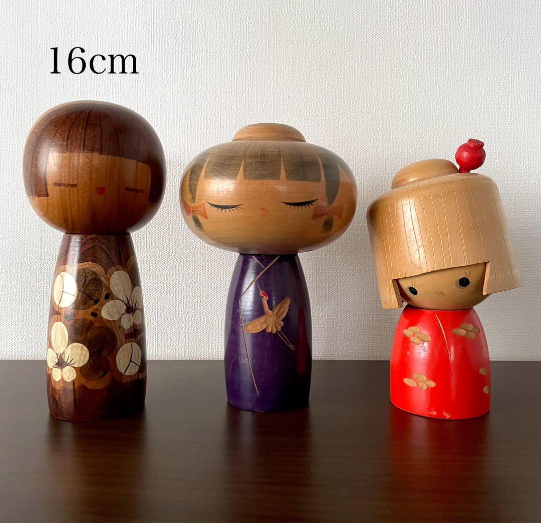 創作 こけし セット まとめ まとめて レトロ 可愛い kokeshi 人形