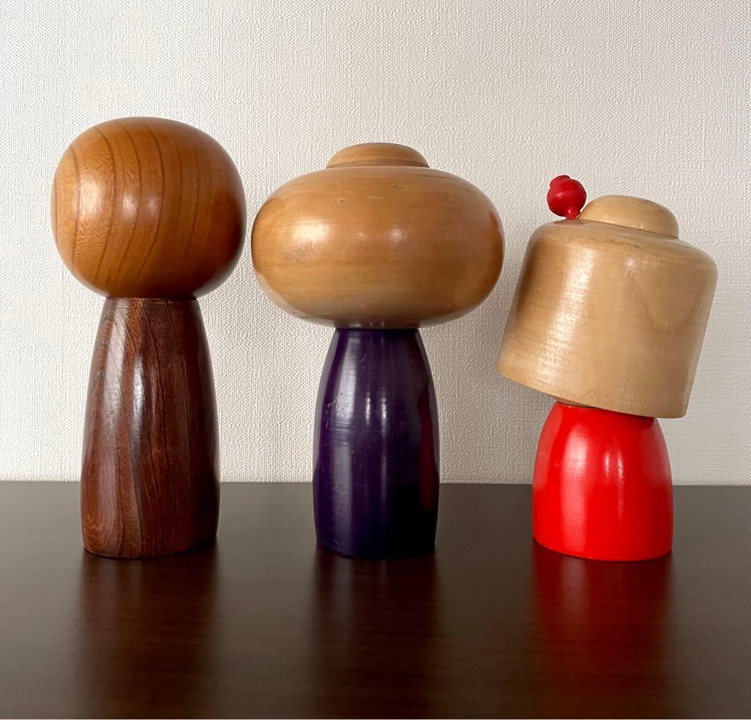 創作 こけし セット まとめ まとめて レトロ 可愛い kokeshi 人形