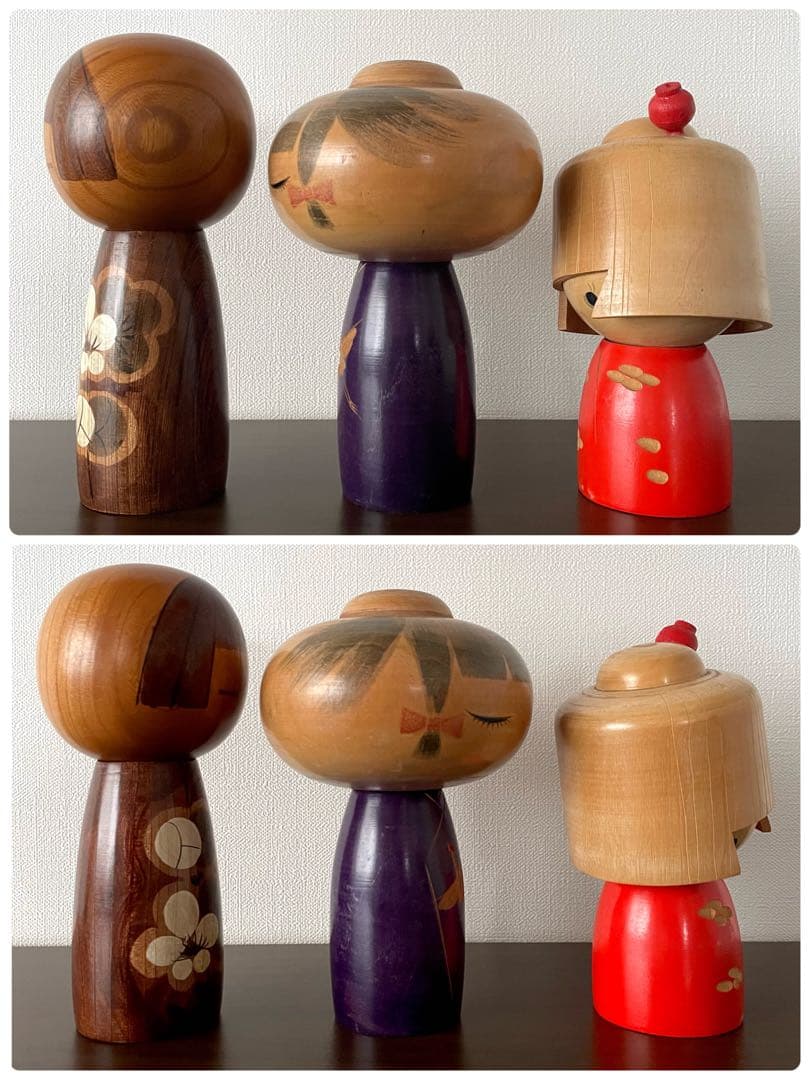 創作 こけし セット まとめ まとめて レトロ 可愛い kokeshi 人形