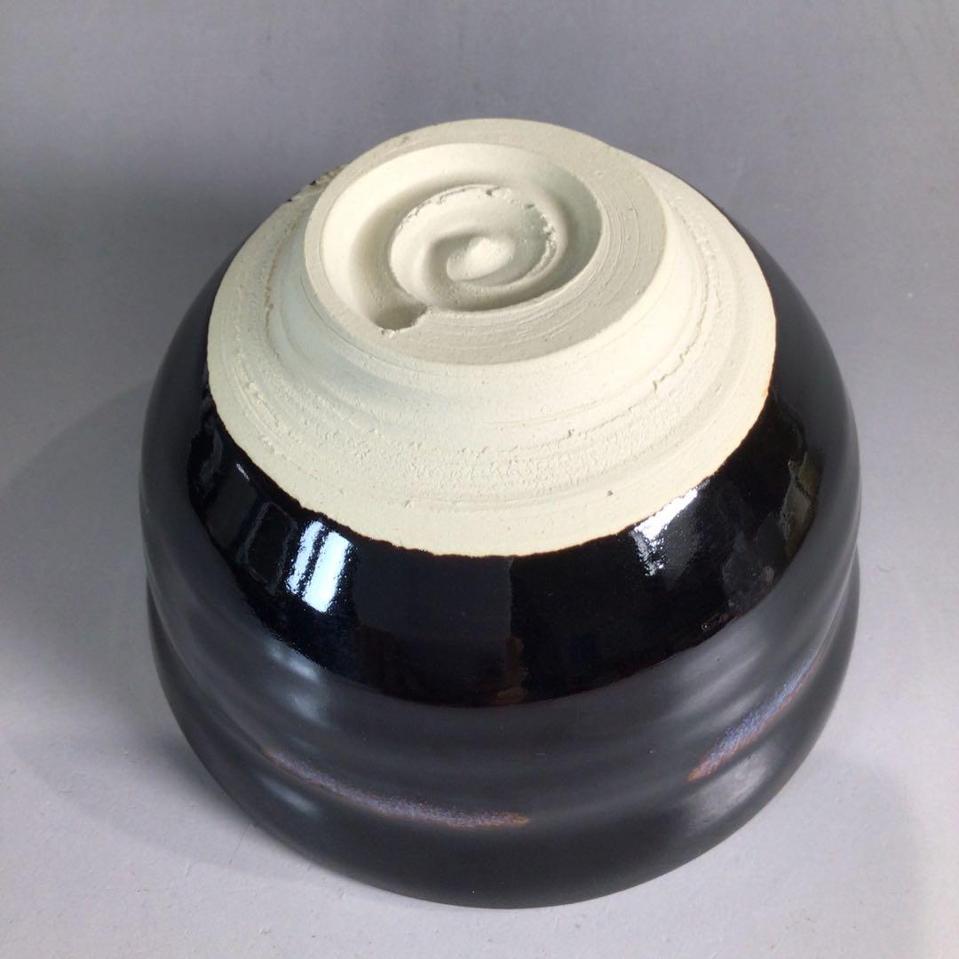Ｐ９７　茶碗　『京焼』『本願寺窯造』『銘　滴翠』　抹茶碗　共箱　茶道具