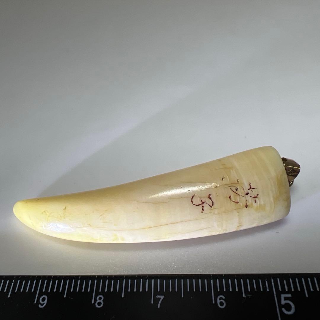 K18刻印　本抹香鯨ネックレストップ　8.1g 東Y8-0123☆2F