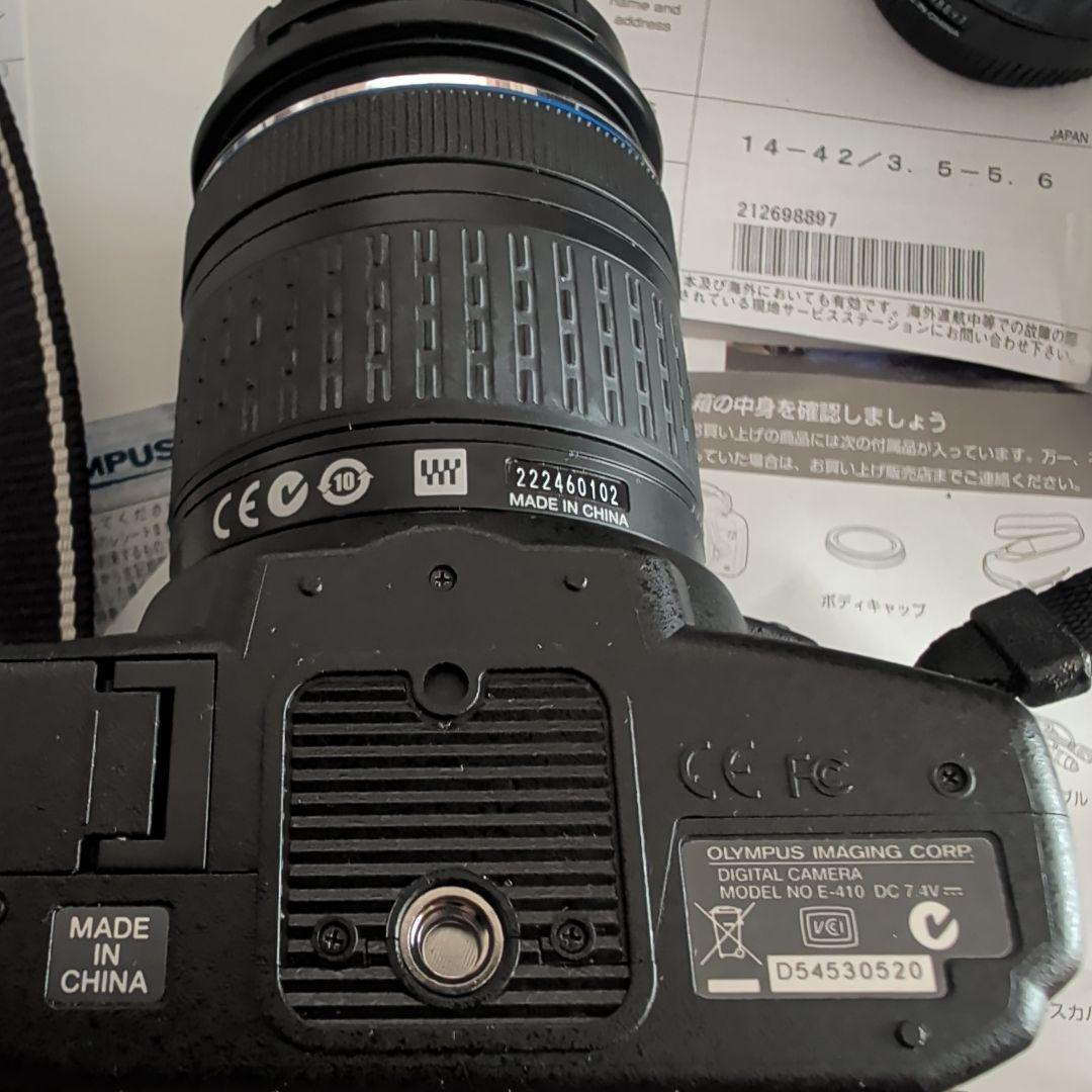 OLYMPUS デジタル一眼レフカメラ E-410 レンズ2本付き