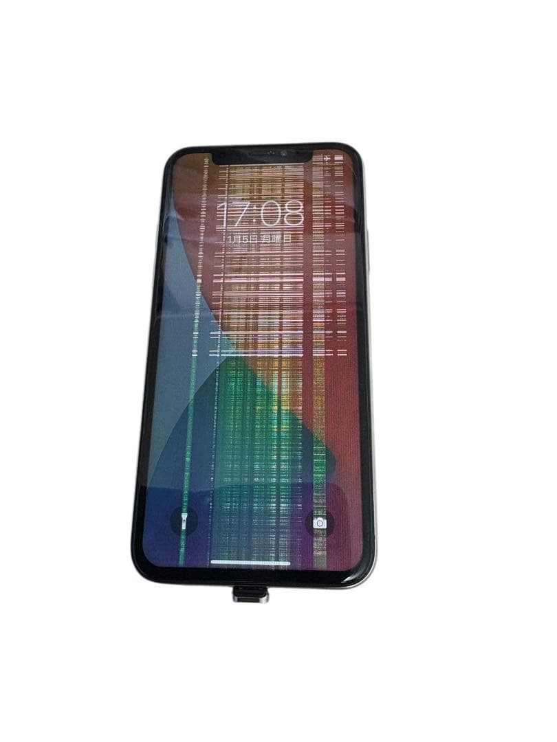iPhone Ｘ本体 バッテリー87% 液晶不良