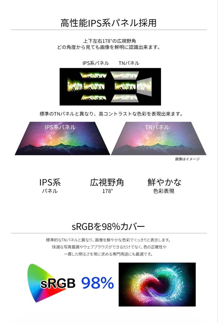 【新品未使用】JN-HSP238IPSFHD 23.8インチ IPSモニター