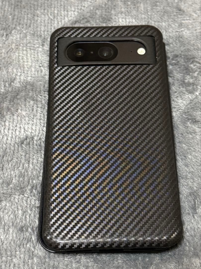 Google Pixel8 128GB 黒　手帳型ケース付き
