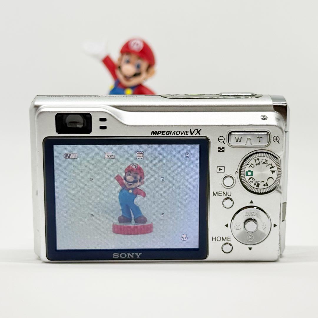 SONY Cyber-Shot DSC-W80 シルバー ソニー コンデジ