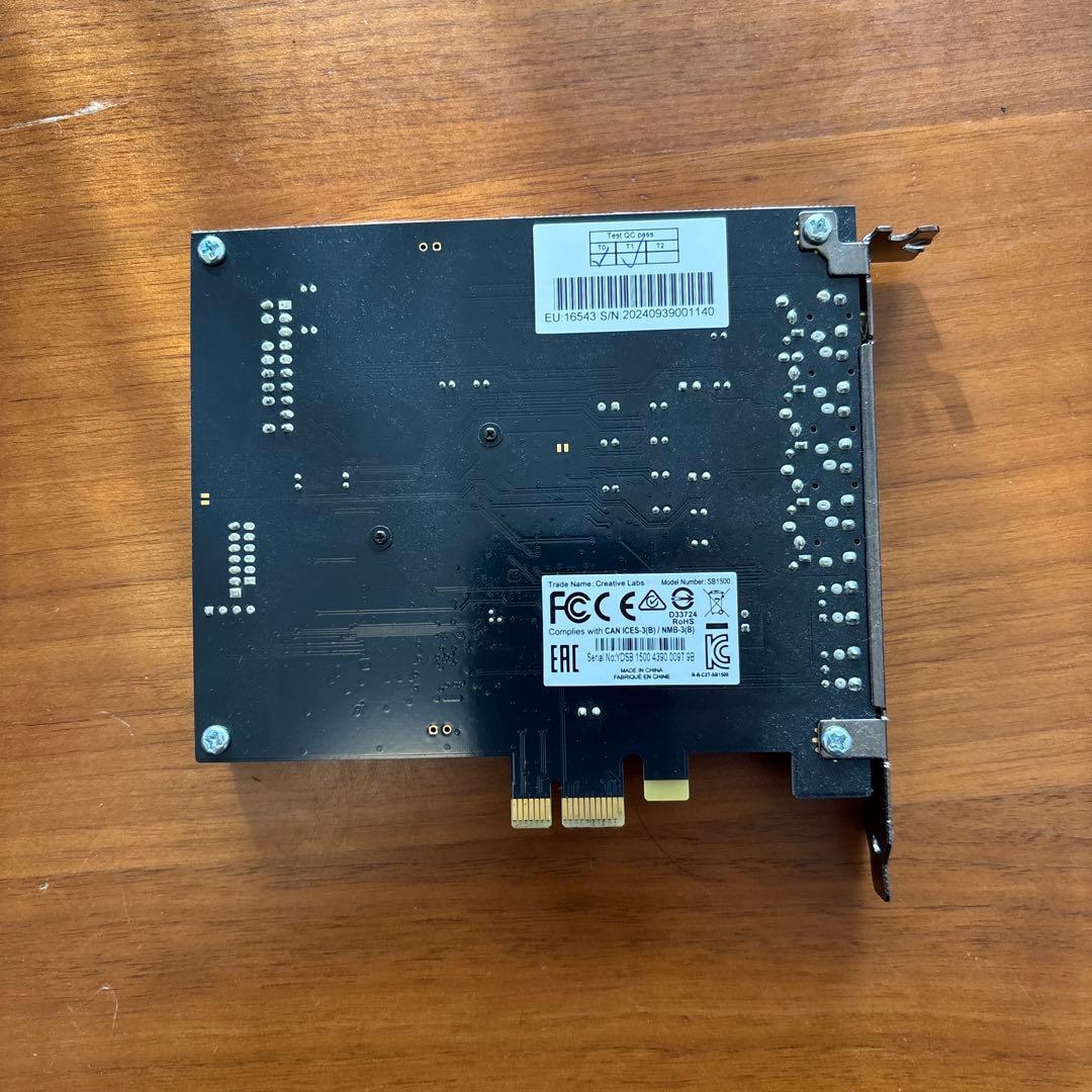 拡張カード Creative Sound Blaster Z SE