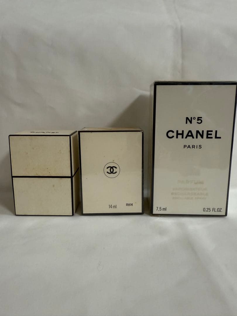 【新品】CHANEL N°5 パルファム 14ml & 7.5ml 3個セット