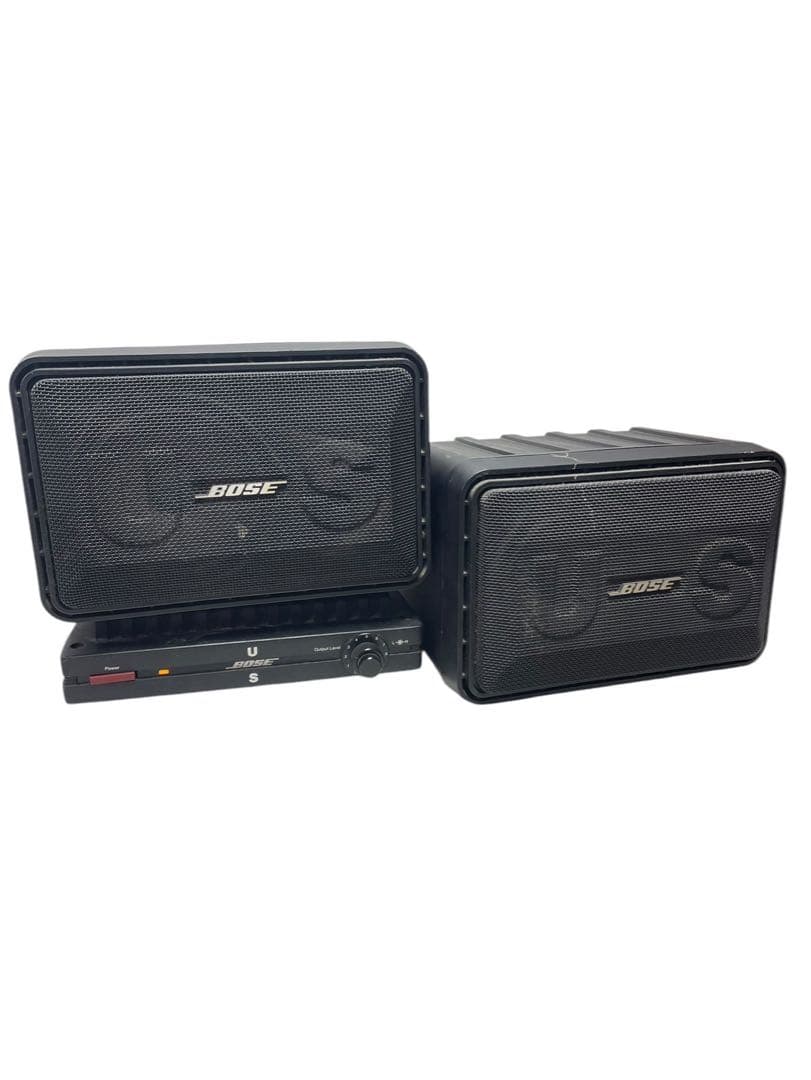 希少 BOSE パワーアンプ ペアスピーカーセット US-25S US-25A