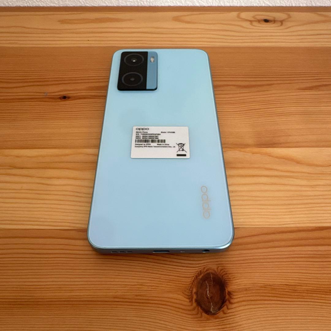 OPPO A77 本体 ブルー