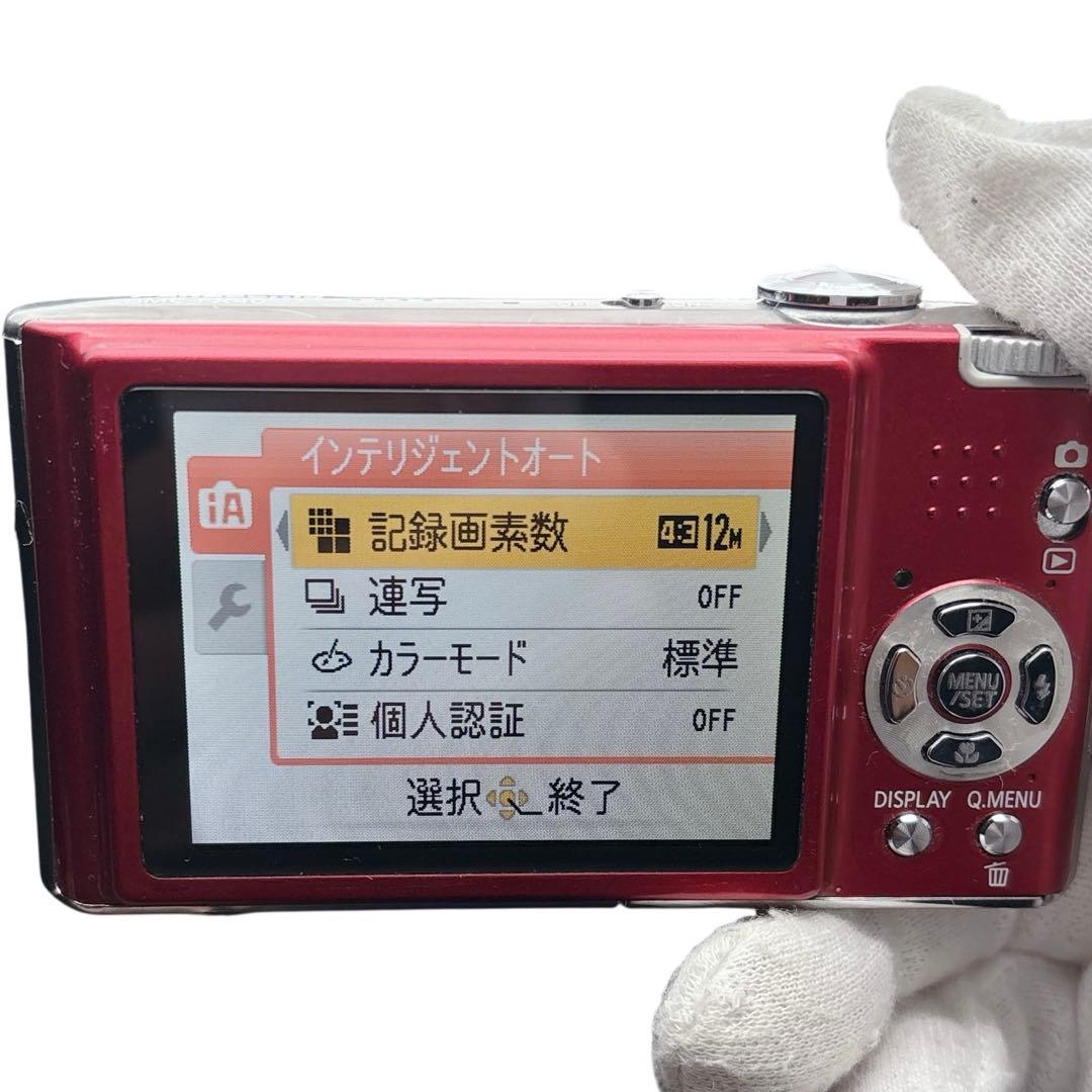 ✨超美品✨ LUMIX DMC-FX40 コンデジ レッド 動作品 パナソニック