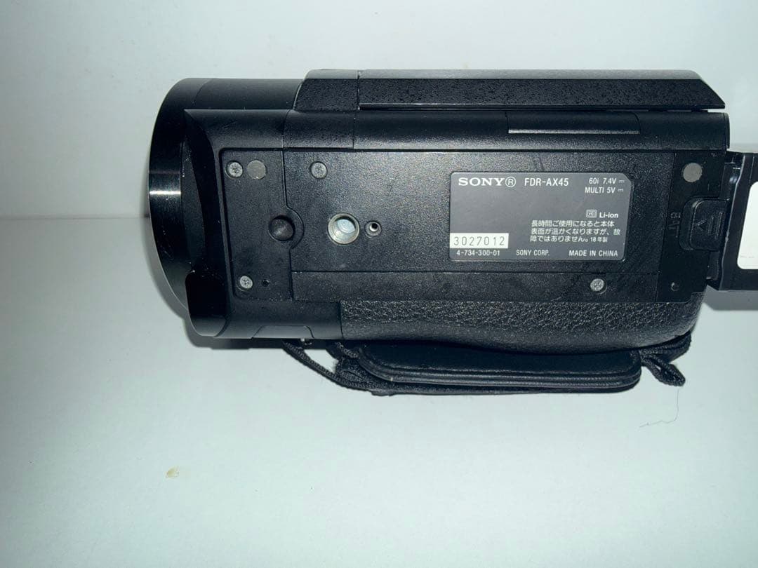 SONY 4K ビデオカメラ FDR-AX45 動作品