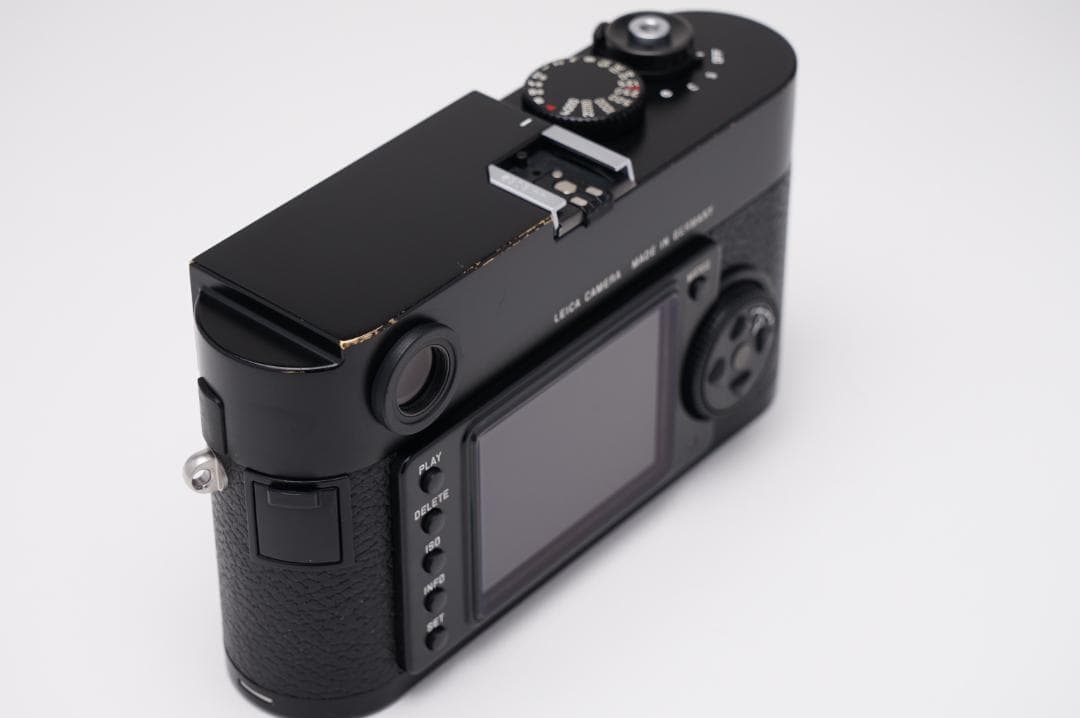 美品 対策済みCCD ID 15 ライカ Leica M9 ブラックペイント