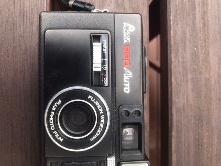 FUJIFILM POCKET FUJICA550 FLASH フィルムカメラ！