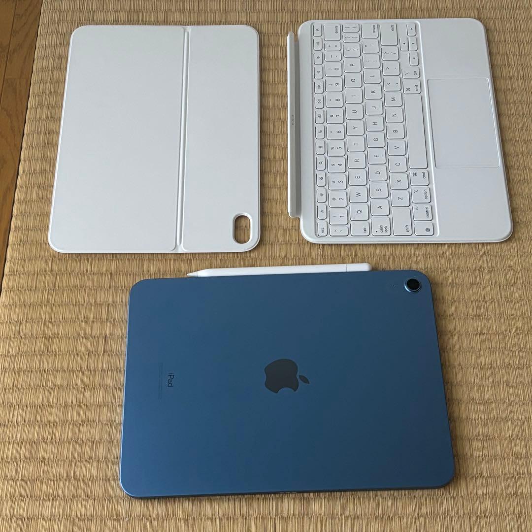 iPad（第10世代)純正ケース・充電器・アップルペンシル Wi-Fi256GB