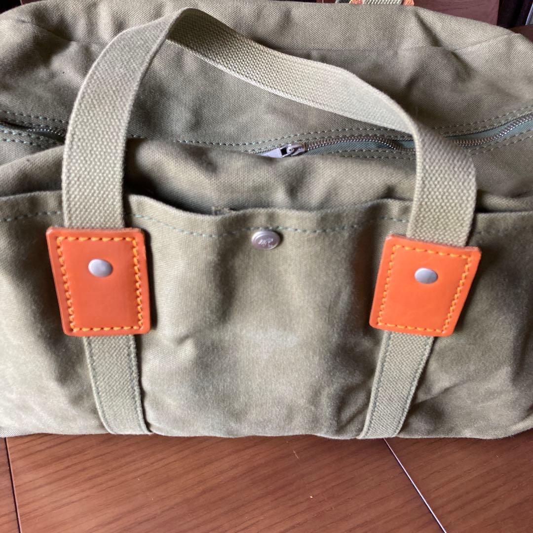 信三郎帆布　ボストンバッグ　ショルダー付き