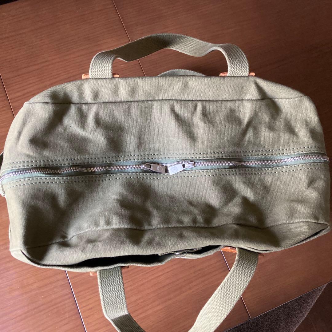 信三郎帆布　ボストンバッグ　ショルダー付き