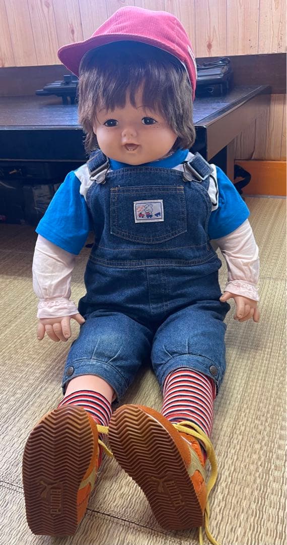 ドナルドダックの服 ブランド品着用 男人形