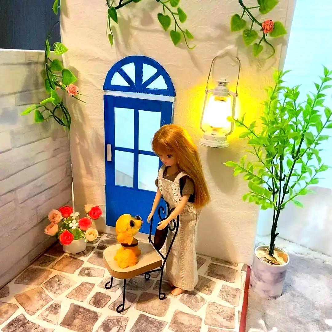 ドールハウス　ハンドメイド　ガーデン
