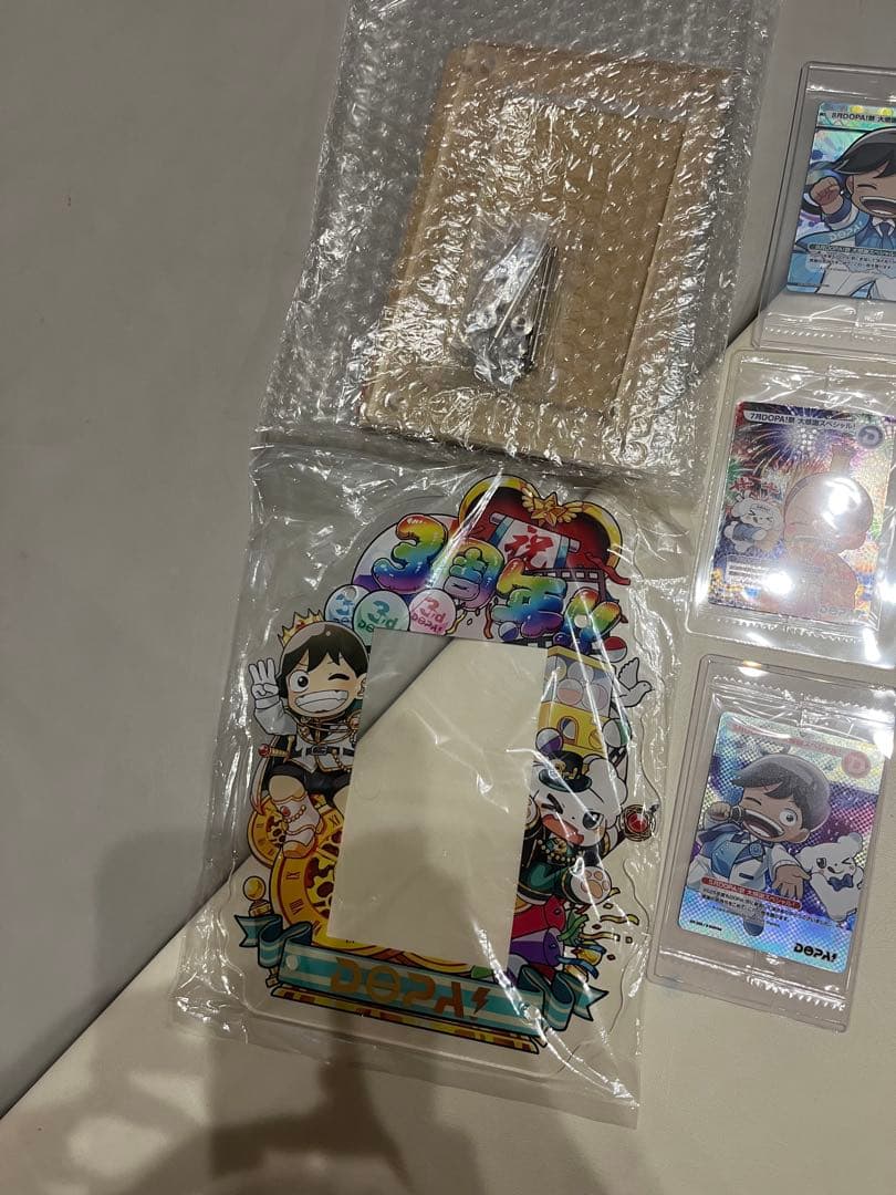 DOPAくん 3周年記念 トレーディングカード 9枚セット　カードホルダー付き