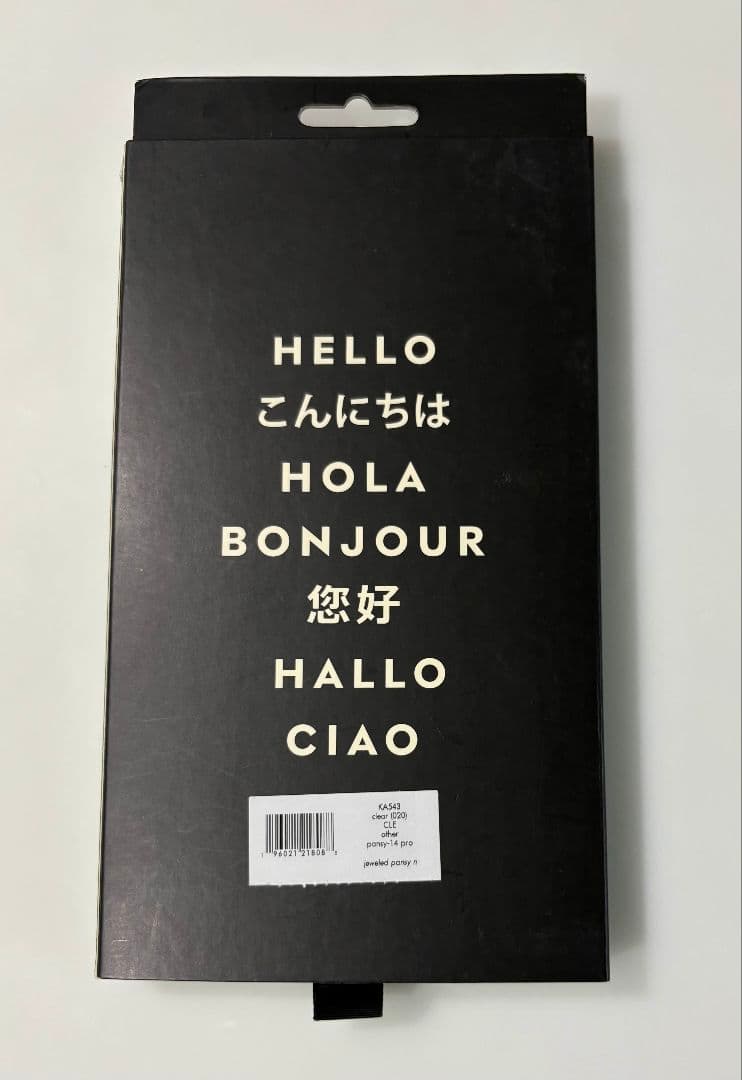 KATE SPADE iPhone14Pro対応ケース クリア KA555