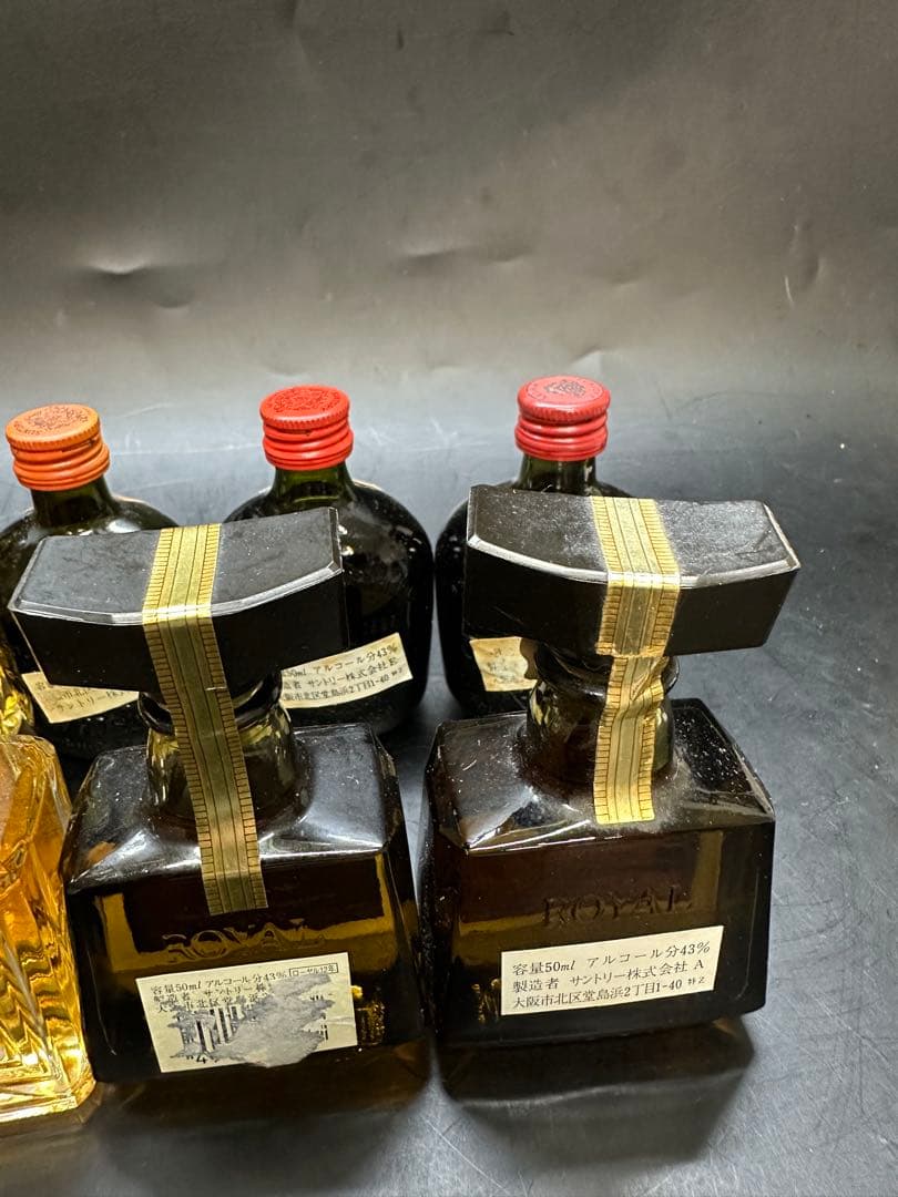 日本のウイスキーセット（ニッカ・サントリー）50ml ミニボトル