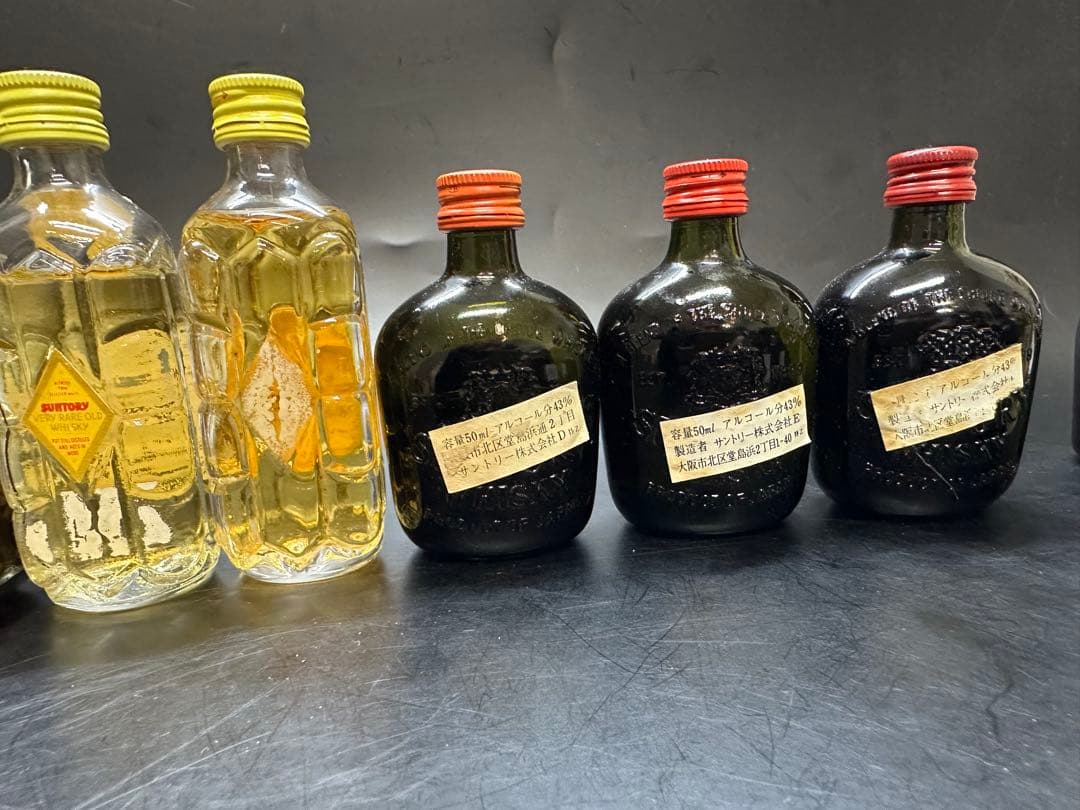 日本のウイスキーセット（ニッカ・サントリー）50ml ミニボトル