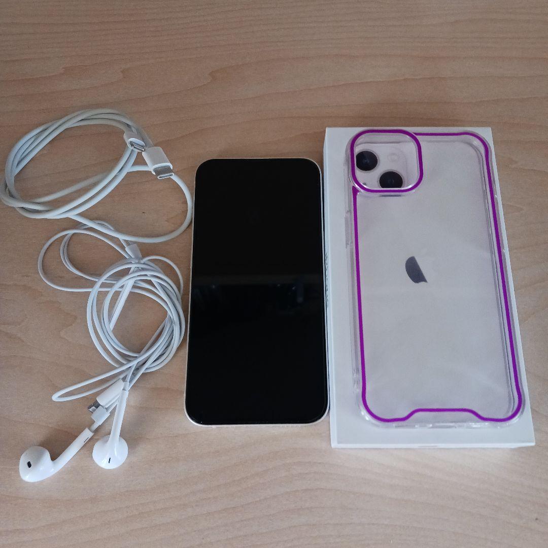 iPhone13　本体　イヤホン