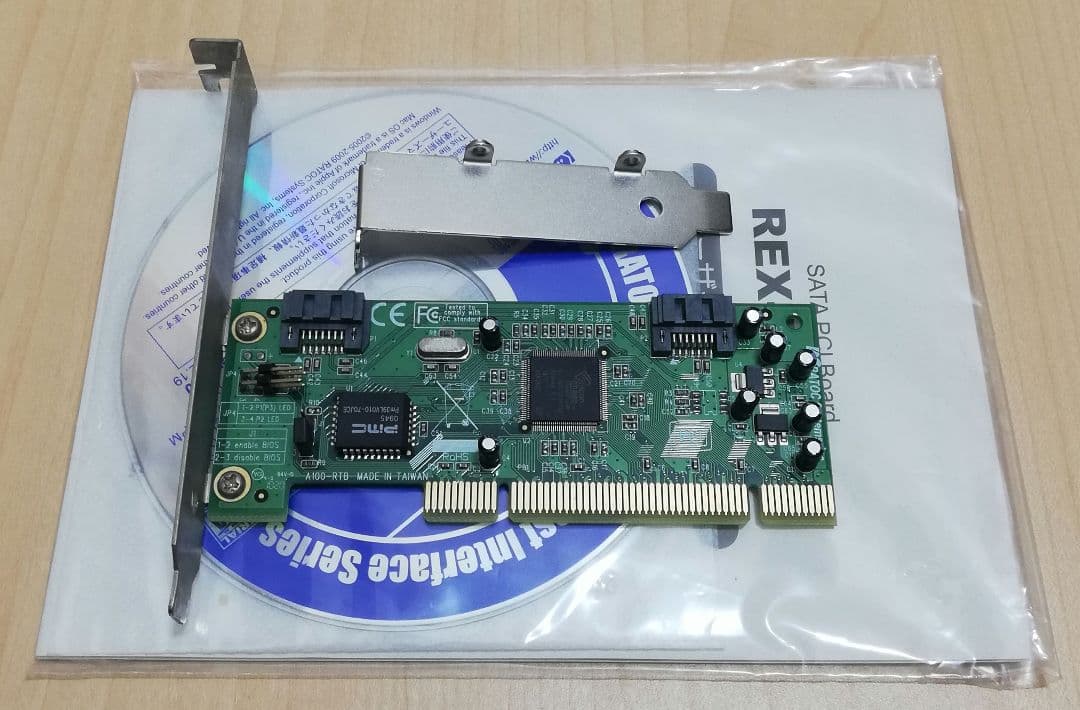 動作未確認 RATOC Systems SATA ボードREX-PCI15S