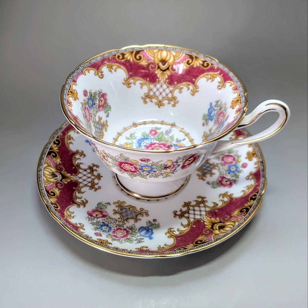 極美品 ✨ シェリー Sheraton カップ＆ソーサー 英国ヴィンテージ