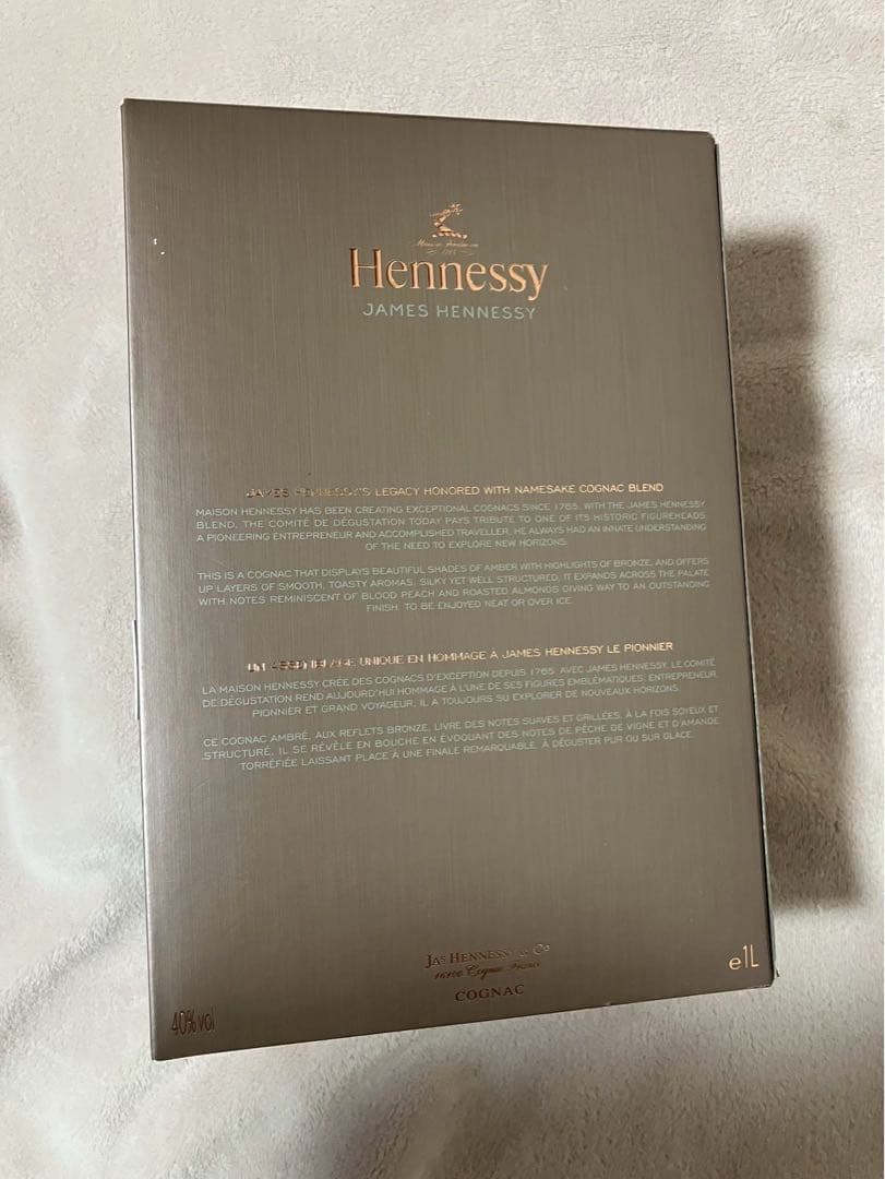 Hennessy JAMES HENNESSY コニャック 1L 未開栓 箱付き