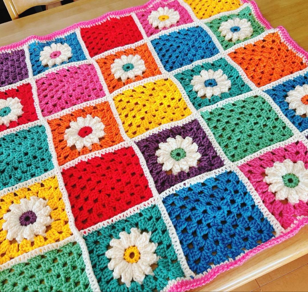 6-50 ぷっくりお花のマルチカバー