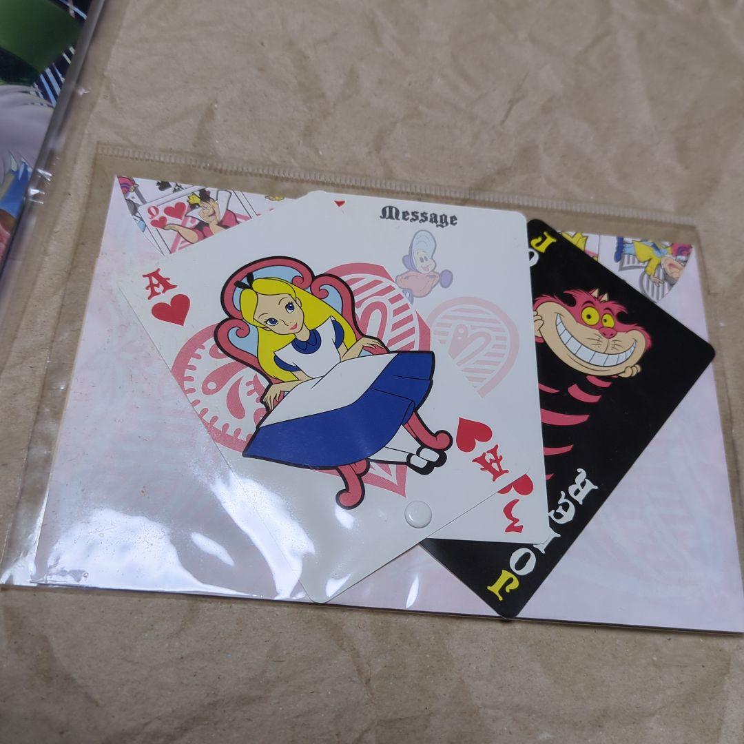新品，中古☆ディズニー☆不思議の国のアリス☆メモ☆レターセット