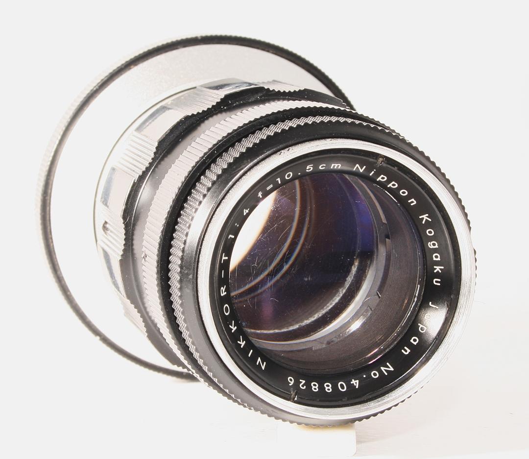 【良品】Nikon NIKKOR-T 10.5cm f/4 非Ai レア