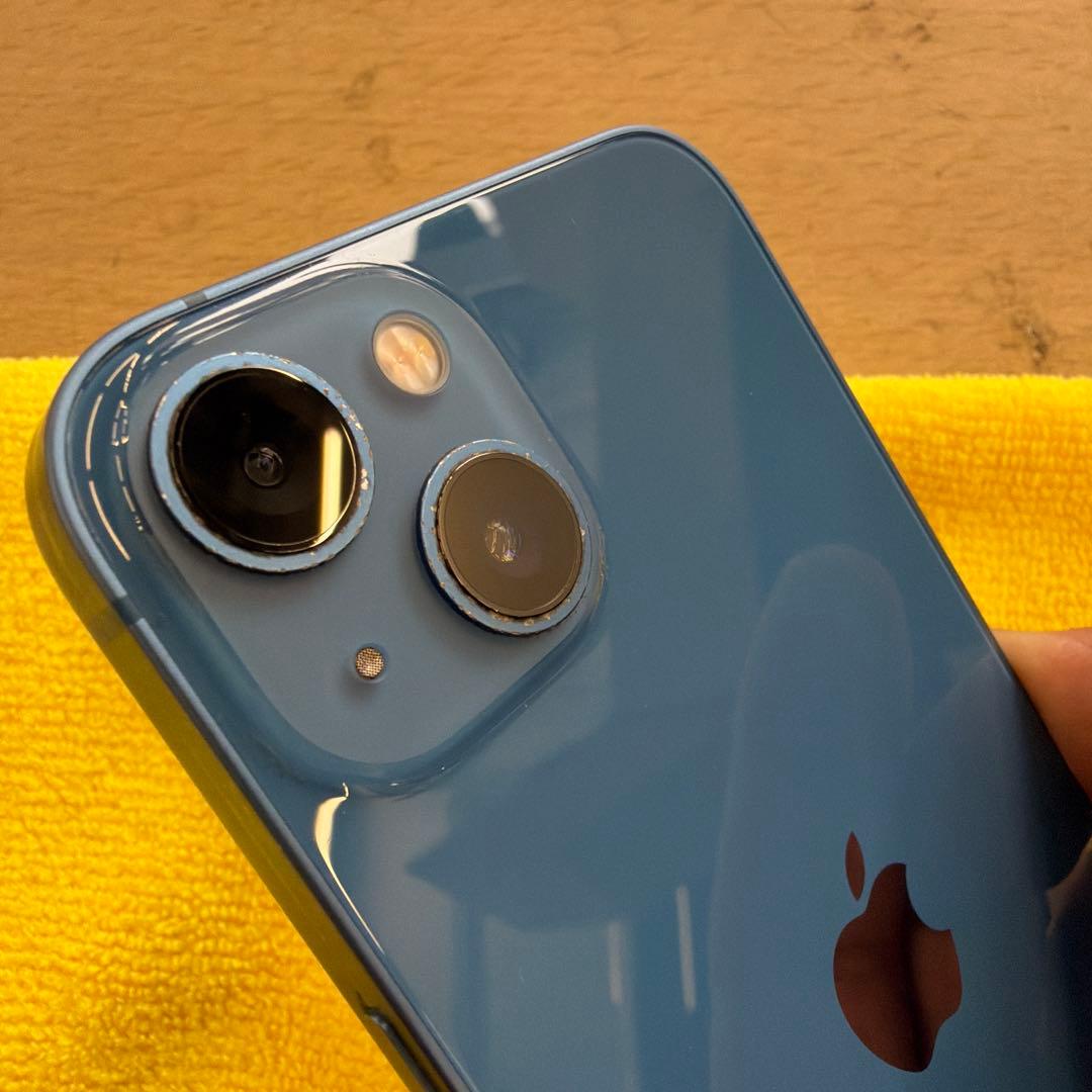 【バッテリー100%iPhone 13 ブルー 128GB バッテリー公式交換済