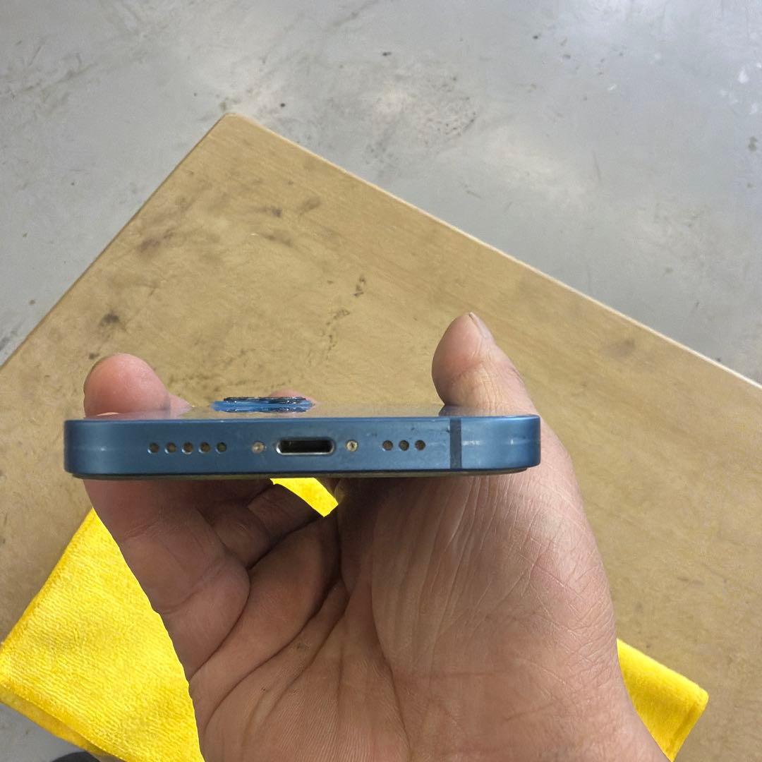 【バッテリー100%iPhone 13 ブルー 128GB バッテリー公式交換済