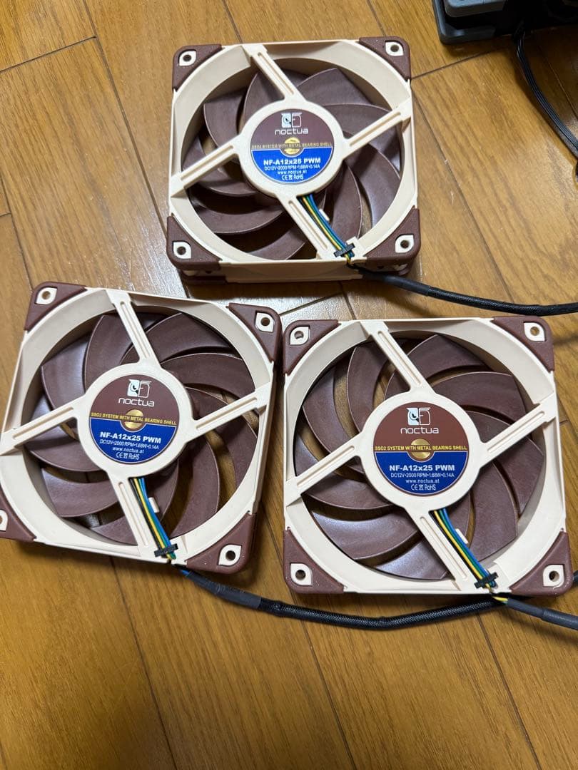 Noctua NF-A12x25 PWM 3個セット