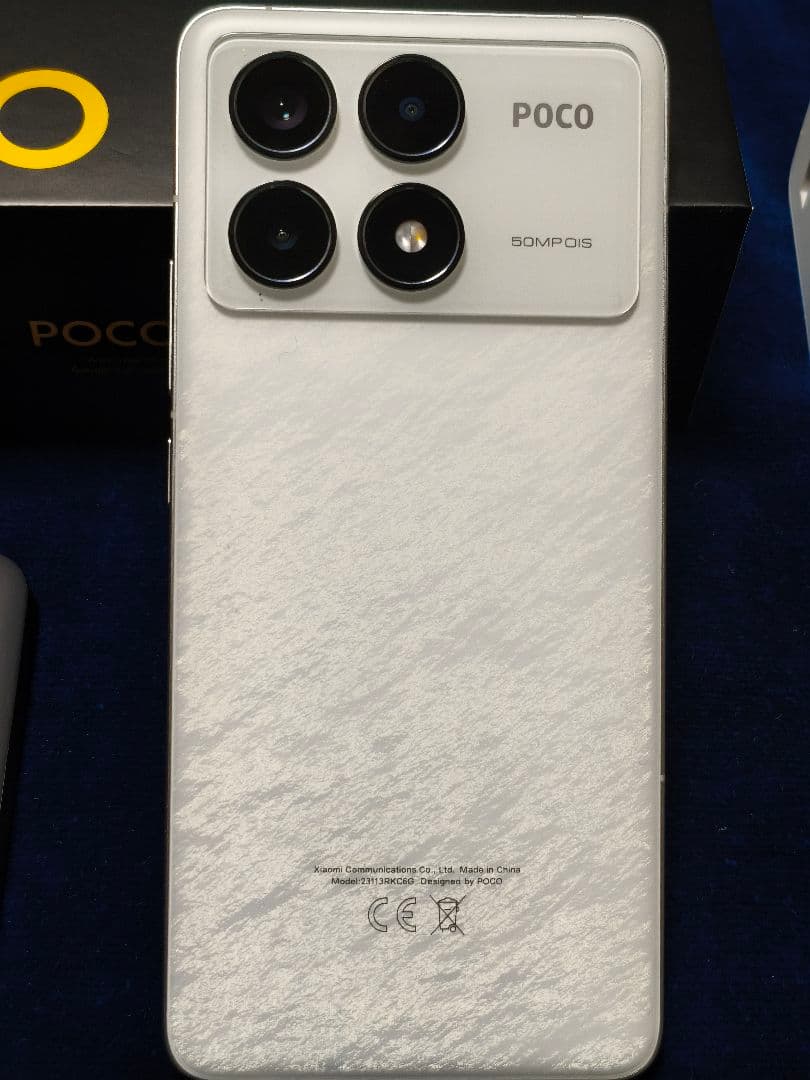 【さらに値下げ〜4/5迄】超美品！ poco f6 pro12GB＋512GB