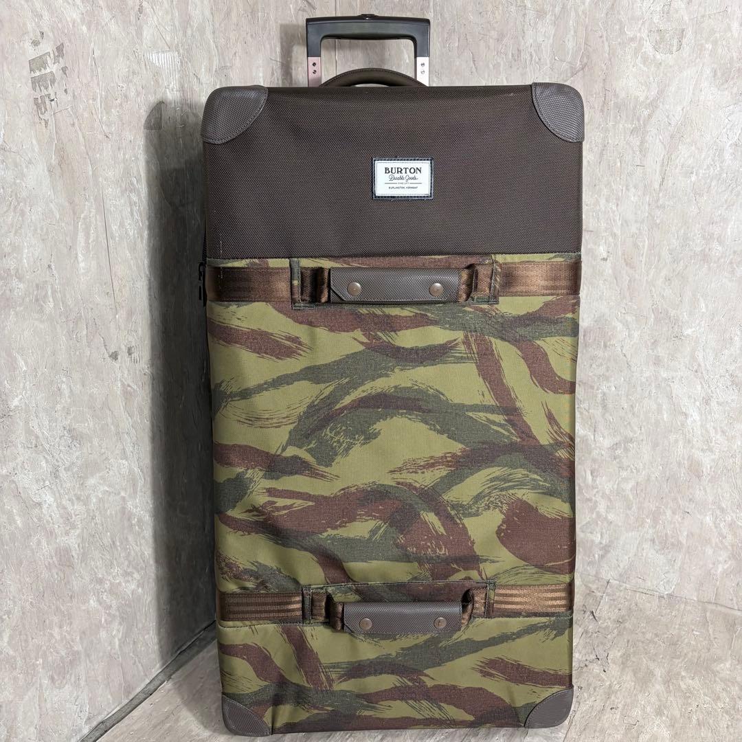 Burton キャリーバッグ カモフラージュ キャリーケース 大容量 80L