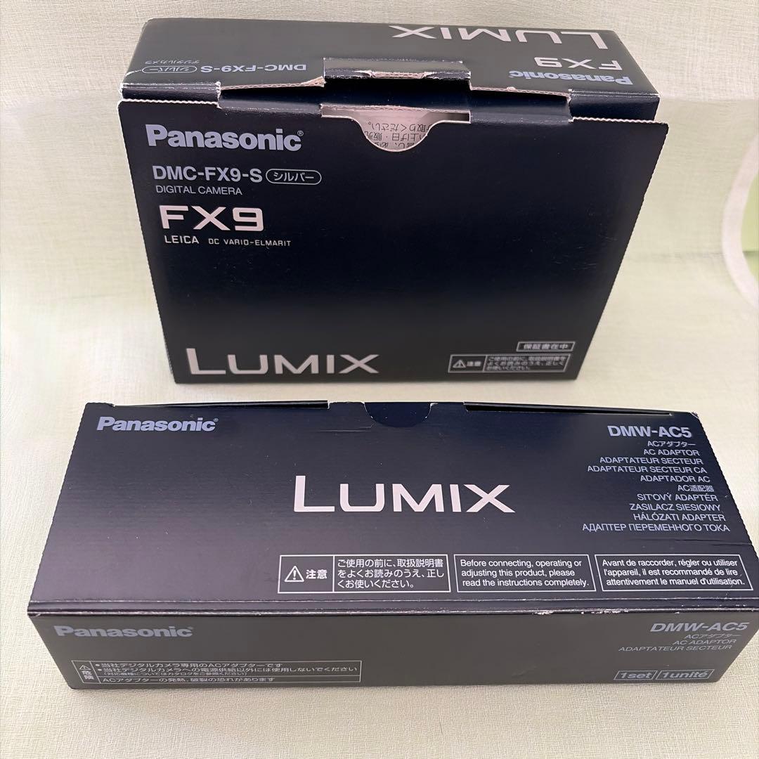 Panasonic DMC-FX9デジタルカメラ &ACアダプターDMW-AC5