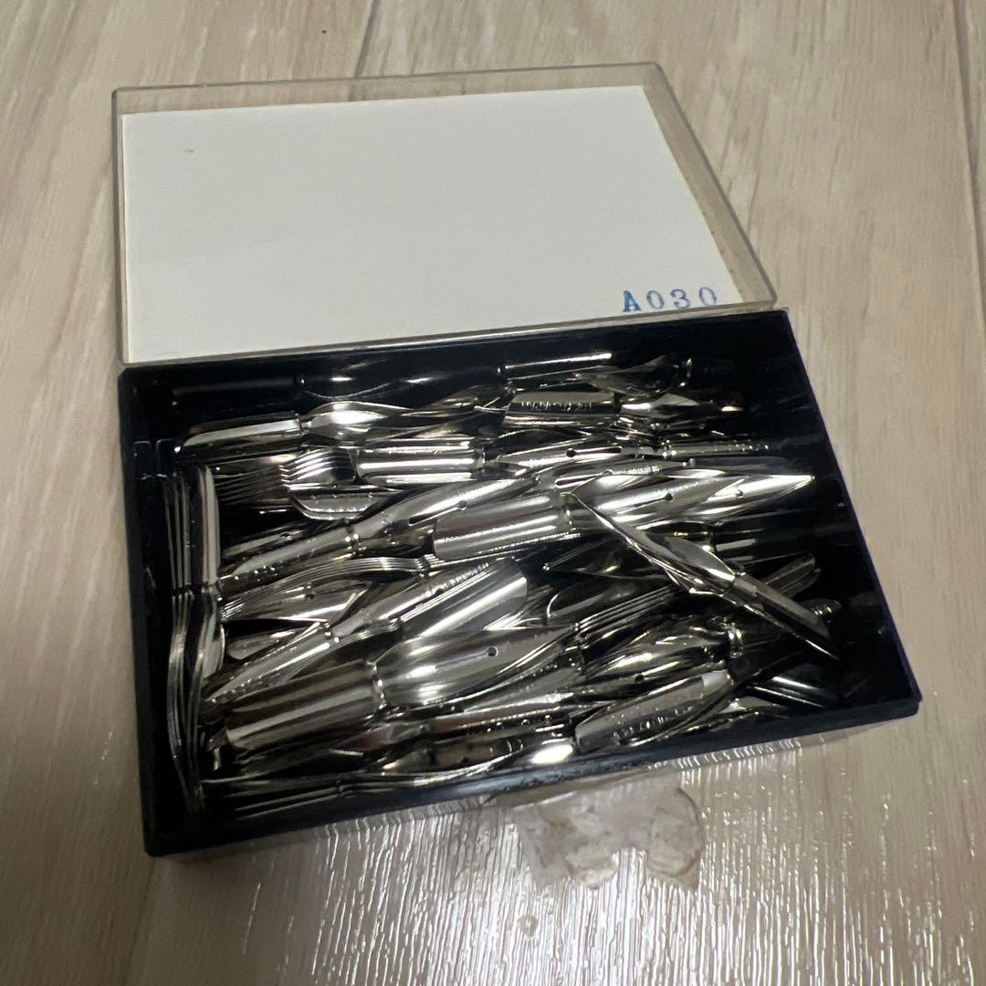 ZEBRA NO.120 替えペン先 クローム色 144本入