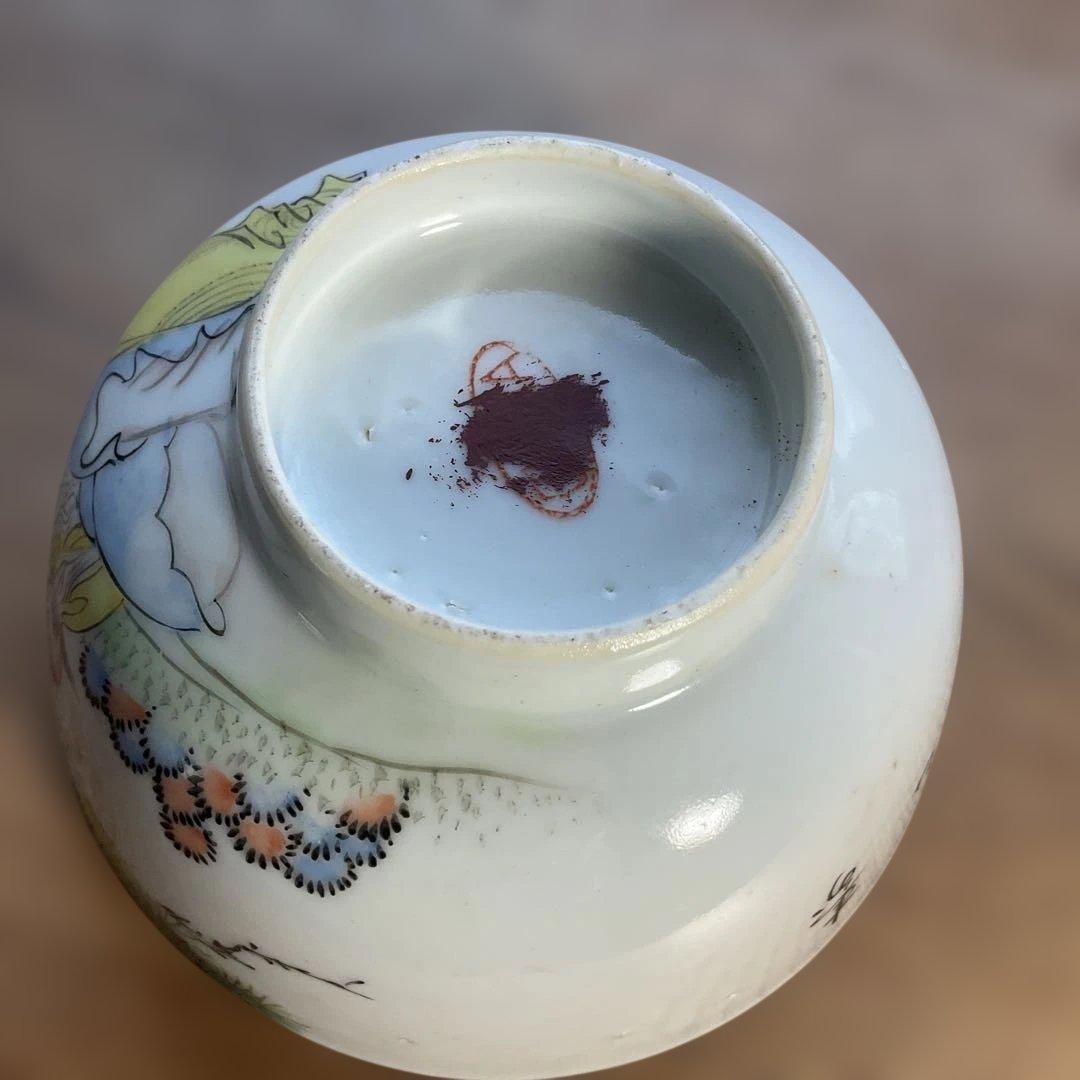 民国時代の輸出品、寿老人絵茶碗