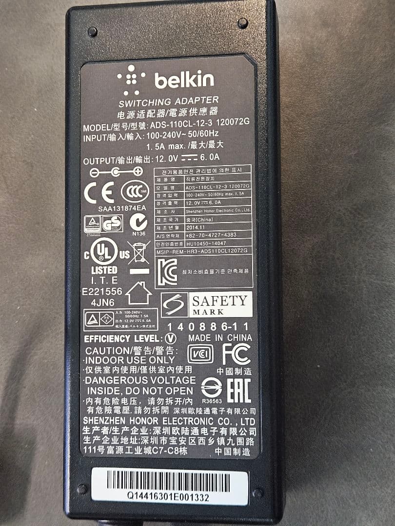 その他 belkin Thunderbolt 2 Express Dock F4U085