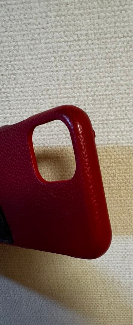 【美品】ルイヴィトン iPhone11Pro ケース レッド 正規品