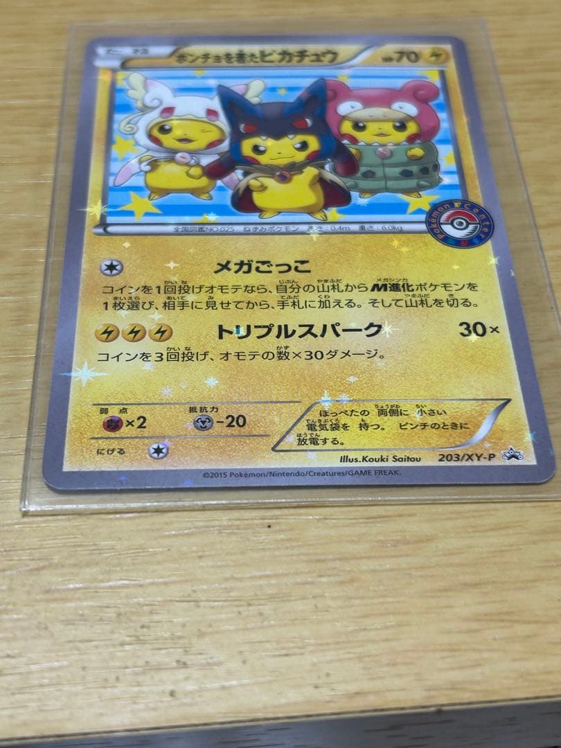 p＊様　ポンチョを着たピカチュウ3枚セット