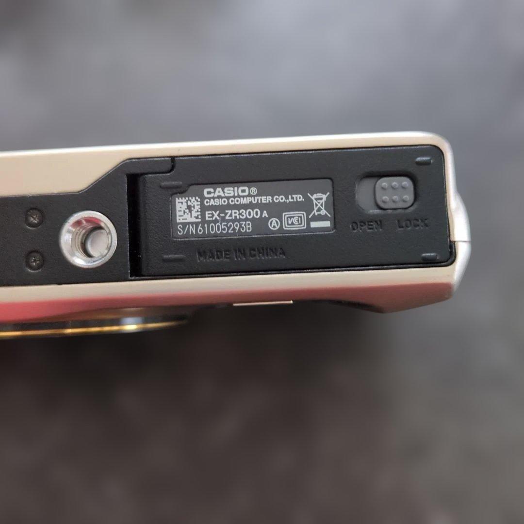 【動作OK】CASIO EXILIM EX-ZR300 ゴールド12.5倍ズーム