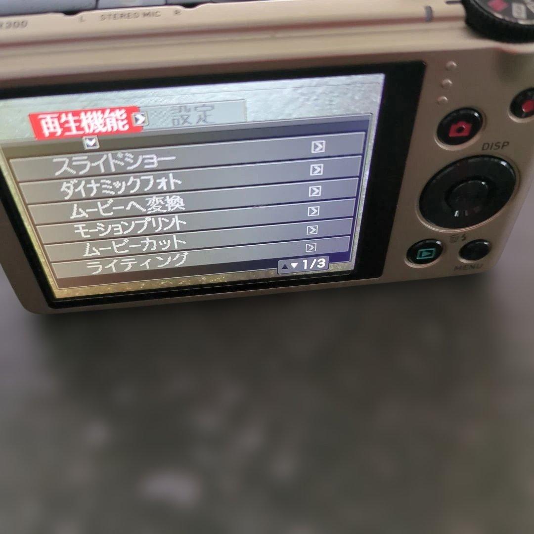 【動作OK】CASIO EXILIM EX-ZR300 ゴールド12.5倍ズーム