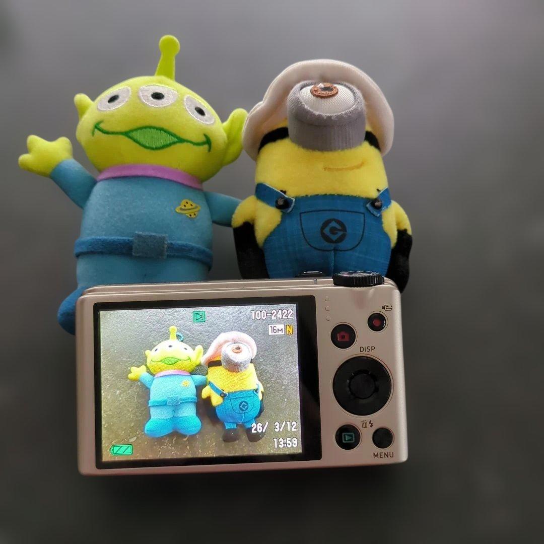 【動作OK】CASIO EXILIM EX-ZR300 ゴールド12.5倍ズーム