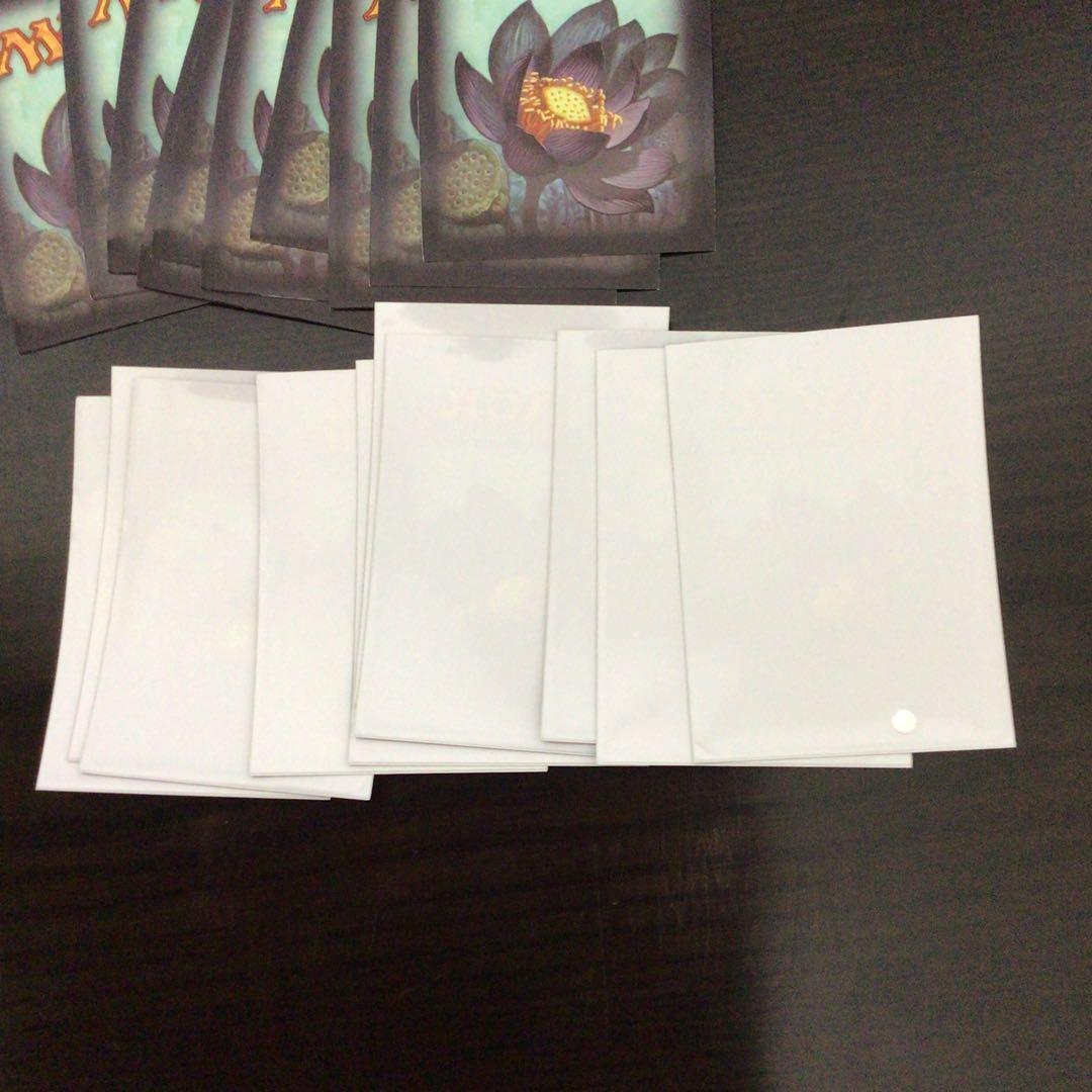MTG マジックザギャザリング 用　スリーブ　ブラックロータス　睡蓮の花　60枚